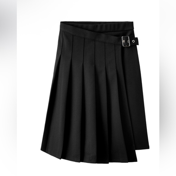 Zara Black Pleated Skirt - Picture 1 of 5